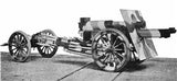 Ace Military Models 1/72 Cannon de 155 Mod 1918 w/Wooden-Type Wheels Kit