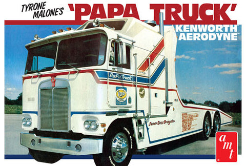AMT Model Cars 1/25 Tyrone Malone Kenworth Transporter Papa Truck Kit