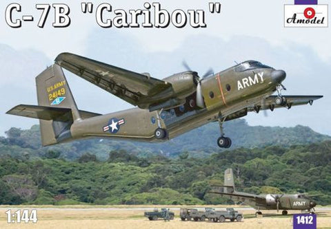 A Model From Russia 1/144 C7B Caribou US Cargo Aircraft Kit