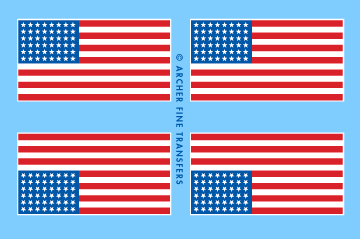 Archer Fine Transfers 1/35 American 48 Star Flag (2)