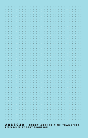Archer Fine Transfers Surface Details: HO Alternative Center Rivets for Freight Cars