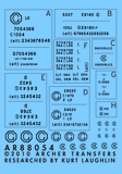 Archer Fine Transfers Surface Details: Archer Fine Transfers 1/35 M4A3(76) HVSS Tank Casting Correct Foundry Symbols