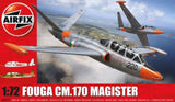 Airfix Aircraft 1/72 Fouga CM170 Magister 2-Seater Twin-Jet Trainer Aircraft Kit