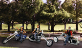 Woodland Scenics N Autoscene Bad Boy Bikers 3 Riders on Choppers