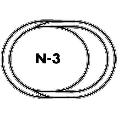 Atlas N Code 80 Layout Package (Black Ties, Nickel-Silver Rail) - N-3: Double-Track Loop