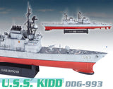 Dragon Model Ships 1/350 USS Kidd DDG993 Destroyer Kit