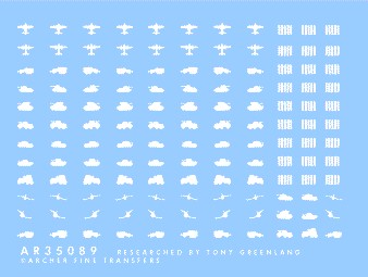 Archer Fine Transfers 1/35 German Victory Markings (White)