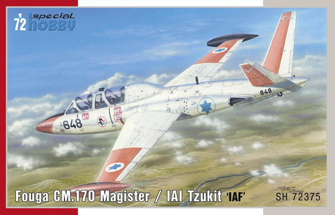 Special Hobby Aircraft 1/72 Fouga CM170 Magister/IAI Jet Trainer Aircraft Kit