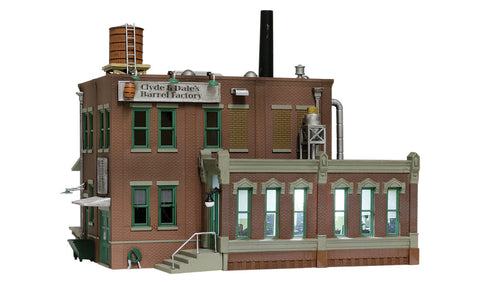 Woodland Scenics N Built-N-Ready Clyde & Dale's 2-Story Barrel Factory