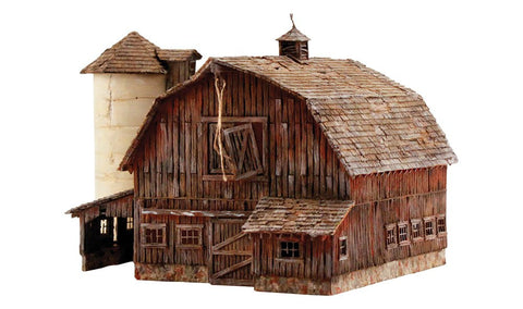 Woodland Scenics N Built-N-Ready Old Weathered Barn