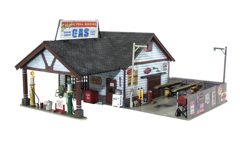 Woodland Scenics N Built-N-Ready Ethyl's Gas & Service Station