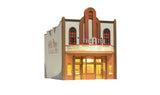 Woodland Scenics O Built-N-Ready Theater 2-Story Building w/Installed LED Lighting