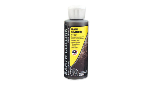 Woodland Scenics Liquid Pigment- Raw Umber (4 fl. oz.)