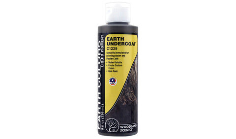 Woodland Scenics Liquid Pigment - Earth Undercoat (8 fl. oz.)