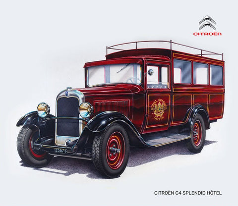 Heller Model Cars 1/24 Citroen C4 Royal Splendid Hotel Mini Bus Kit