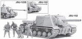 Cyber-Hobby Military 1/35 JSU152 Tank w/Red Army Scouts & Snipers (3 in 1) Kit