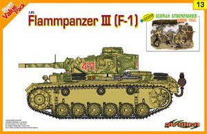 Cyber-Hobby Military 1/35 FlamPz III Tank w/Sturmpionier Kit