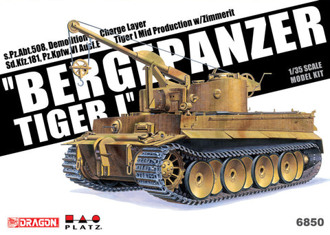 Dragon Military Models 1/35 SdKfz 181 PzKpfw VI Ausf E Tiger I Mid Production Tank Kit