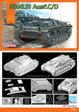 Dragon Military Models 1/72 StuG III Ausf C/D Tank Kit