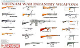 Dragon Military Models 1/35 Vietnam War Infantry Weapons (44 Various Types) (Re-Issue) Kit