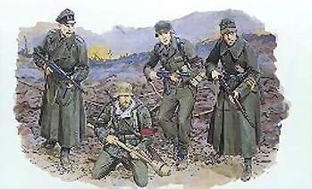 Dragon Military Models 1/35 German Volksturm Soldiers Berlin 1945 (4) Kit