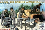 Dragon Military Models 1/35 SdKfz 250 Halftrack Engine w/4 Mechanics Kit