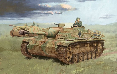 Dragon Military Models 1/35 StuG III Ausf G Late Tank w/Zimmerit July 1944 Smart Kit