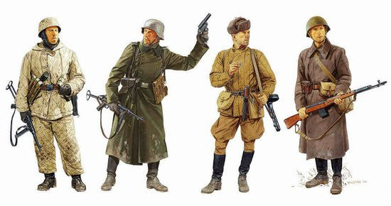 Dragon Military Models 1/35 Ostfront Winter Combatants 1942-43 (4) Kit