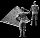 Dragon Military Models 1/35 German Infantry (3) w/Bivouac Kit