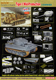 Dragon Military Models 1/35 SdKfz 181 PzKpfw VI Ausf E Tiger I Mid Production Tank w/Zimmerit Kit