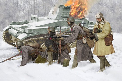 Dragon Military Models 1/35 Soviet Infantry Winter 1941 (4) Kit