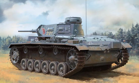 Dragon Military Models 1/35 Tanchpanzer III (T) Ausf H Tank Kit