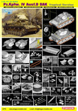 Dragon Military Models 1/35 PzKpfw IV Ausf D DAK Tank Tropical Version Smart Kit