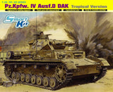 Dragon Military Models 1/35 PzKpfw IV Ausf D DAK Tank Tropical Version Smart Kit