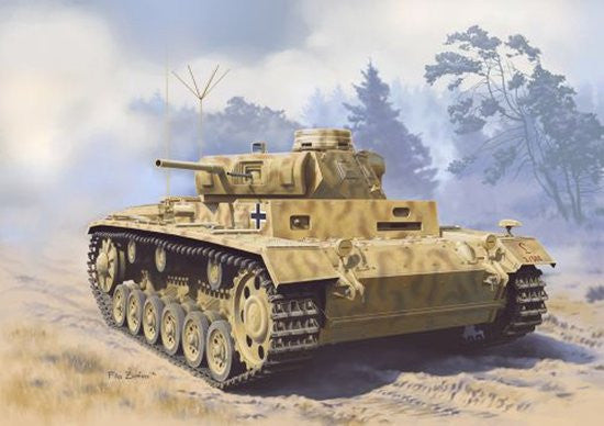 Dragon Military Models 1/35 PzBoebWg III Ausf D (Sdkfz 143) Tank Smart Kit
