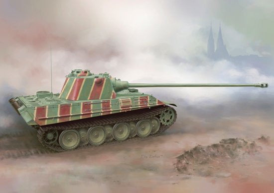 Dragon Military Models 1/35 SdKfz 171 Panther Ausf F Tank w/7.5cm KwK42 L/100 Gun Kit Media 1 of 2