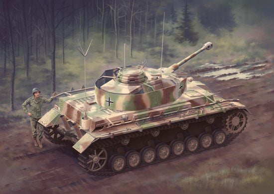 Dragon Military Models 1/35 PzBefWg IV Ausf J Tank w/Zimmerit Smart Kit