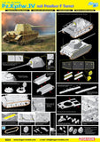 Dragon Military Models 1/35 PzKpfw IV Tank w/Panther F Turret Kit