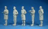 MiniArt Military Models 1/35 British Officers (5) Kit