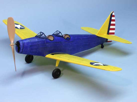 Dumas Wooden Planes 17-1/2" Wingspan PT19 Fairchild Rubber Pwd Aircraft Laser Cut Wooden Kit