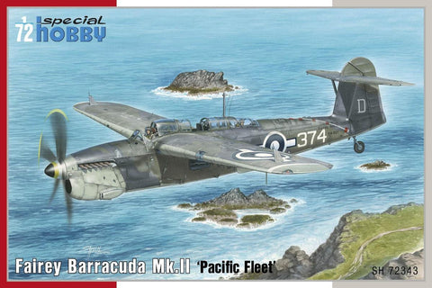 Special Hobby Aircraft 1/72 Fairey Barracuda Mk II Pacific Fleet Bomber Kit