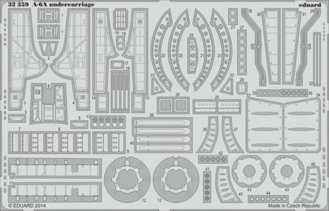 Eduard Details 1/32 Aircraft- A6A Undercarriage for TSM