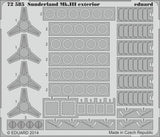 Eduard Details 1/72 Aircraft- Sunderland Mk III Exterior for ITA