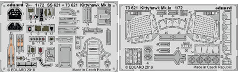 Eduard Details 1/72 Aircraft- Kittyhawk Mk Ia for Special Hobby Kit (Painted)