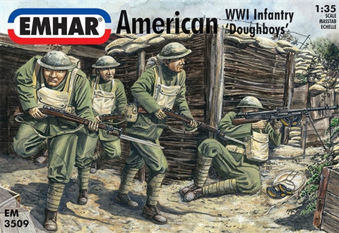 Emhar Military 1/35 WWI American Doughboys Infantry Kit