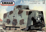 Emhar Military 1/72 WWI A7V Sturm Pz Tank Kit