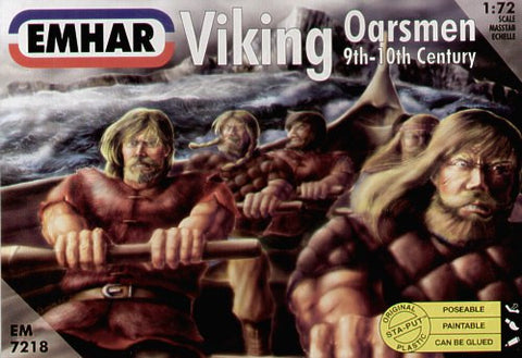 Emhar Military 1/72 9th-10th Century Viking Oarsmen Kit