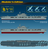 Academy Ships 1/700 USS Enterprise CV6 Aircraft Carrier Kit (New Tool)