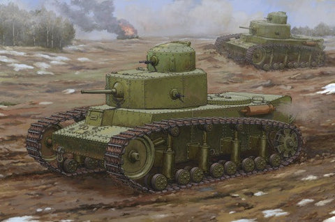 Hobby Boss Military 1/35 Soviet T-12 Medium Tank Kit