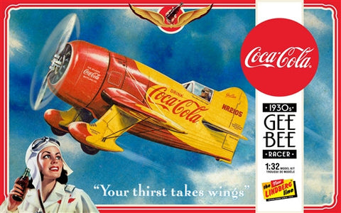 Lindberg Model Aircraft 1/32 Coca Cola Gee Bee Racer Kit